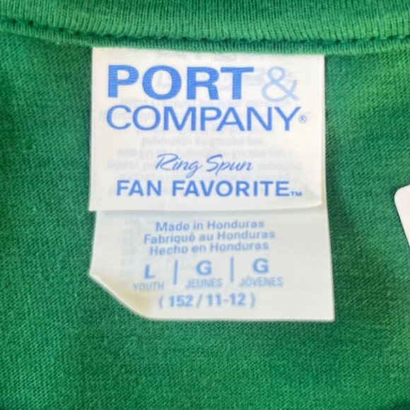 Port & Company Mexico Soccer Tshirt Youth Large Green - Picture 6 of 8